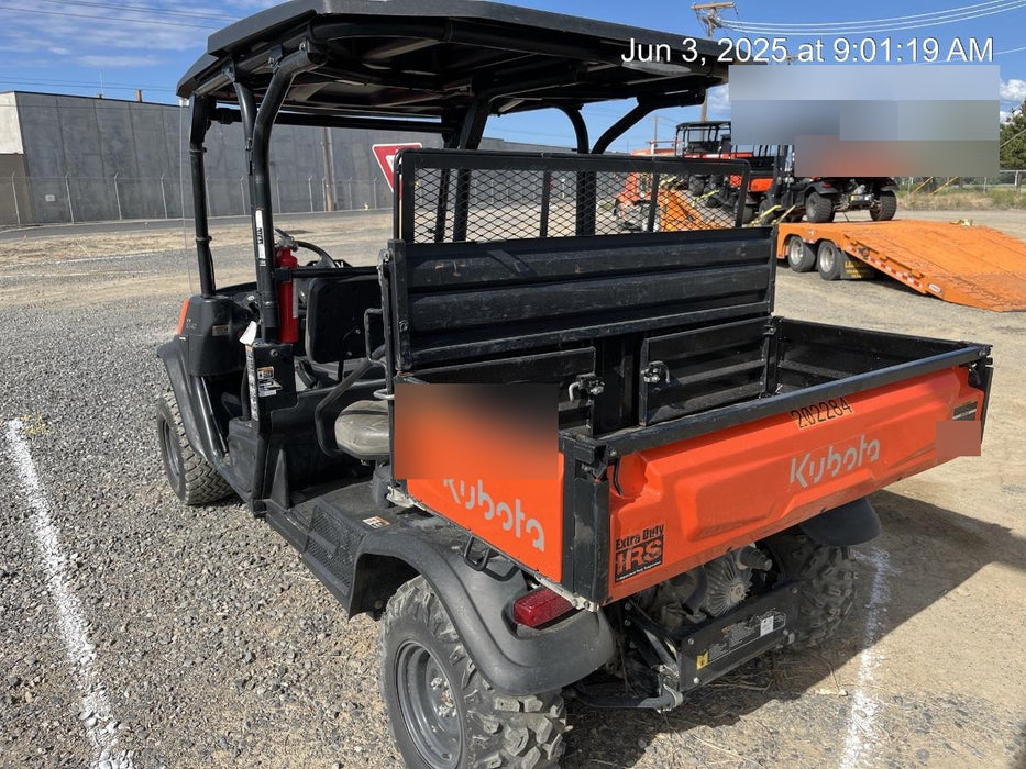 2022 Kubota RTV-X1140W-H Plastic Canopy, Windshield Acrylic Clear, LED Strobe Light, Wire Harness Kit, Back up Alarm