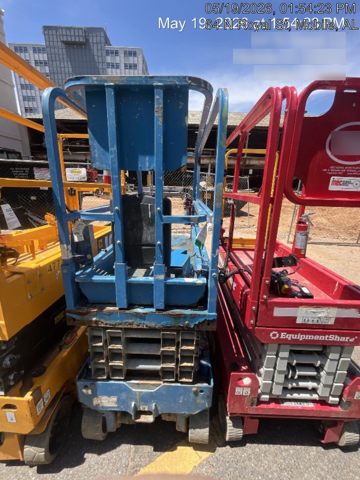 2019 Genie GS-1930 Fixed Rails with Chain Entry