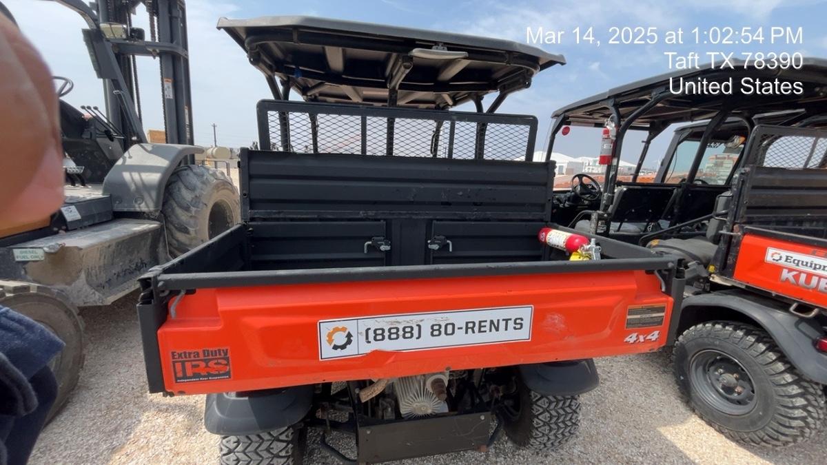 2020 Kubota RTV-X1140 4 Seat UTV, 4WD, Canopy, Standard Rental Spec