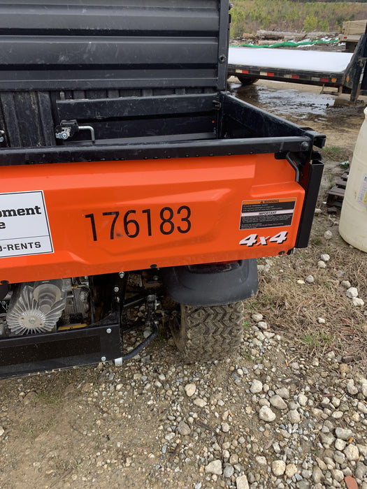 2021 Kubota RTV-X1140W-H Plastic Canopy, Windshield Acrylic Clear, LED Strobe Light, Wire Harness Kit, Back up Alarm