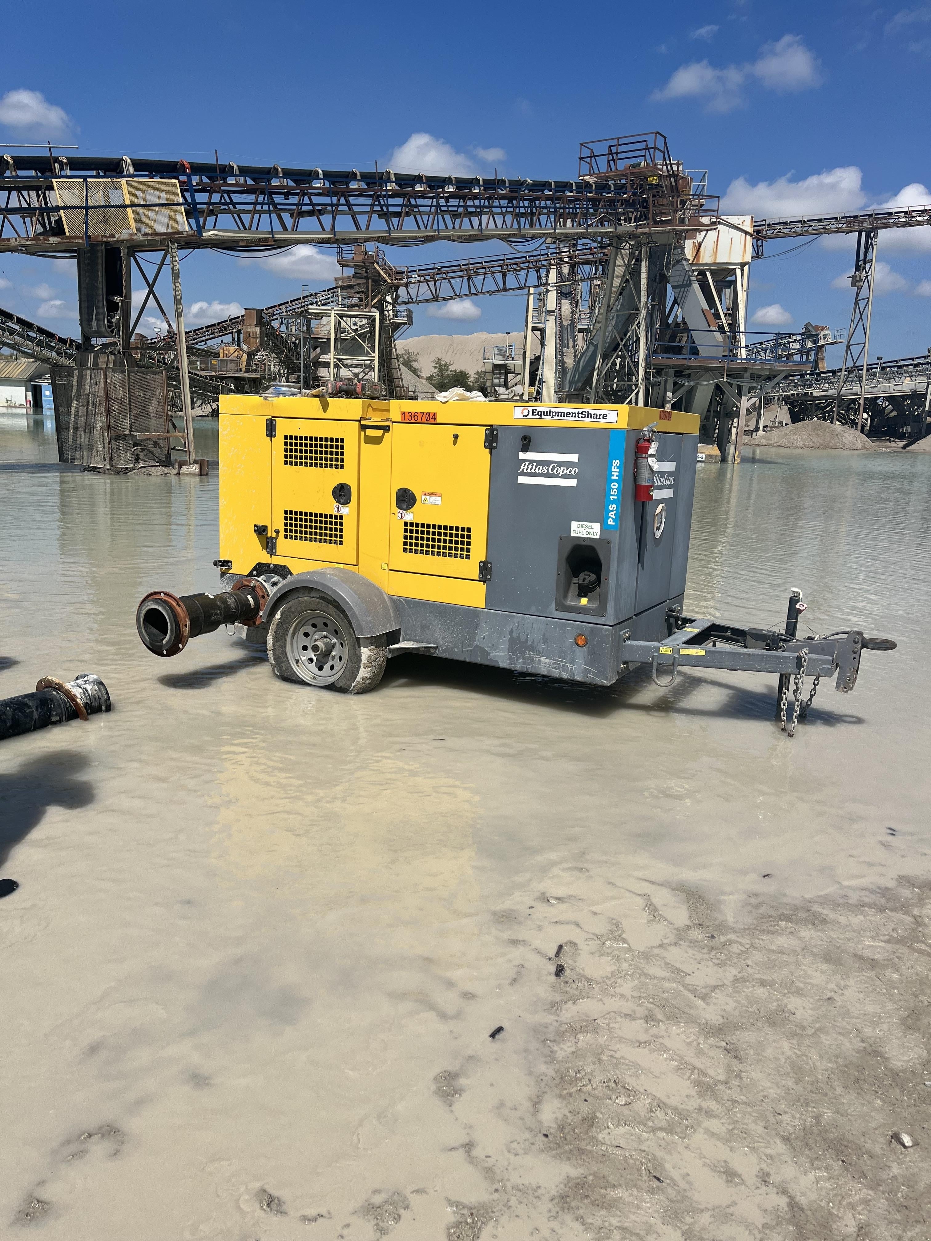 2021 ATLAS COPCO PAS 150 HF CS Enclosed