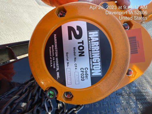 2022 HARRINGTON CF020-30