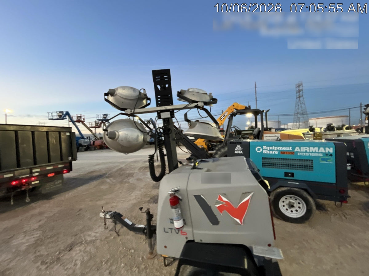 2018 Wacker Neuson LTV6L-MH Wacker Neuson LTV6L Mobile Light Tower w/Fuel Level Sensor Installed