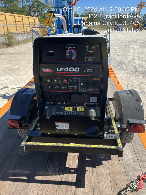 2024 Lincoln Electric LE400 Kubota V1505, Trlr, Cable Rack, Light Kit, ES Decals, T3