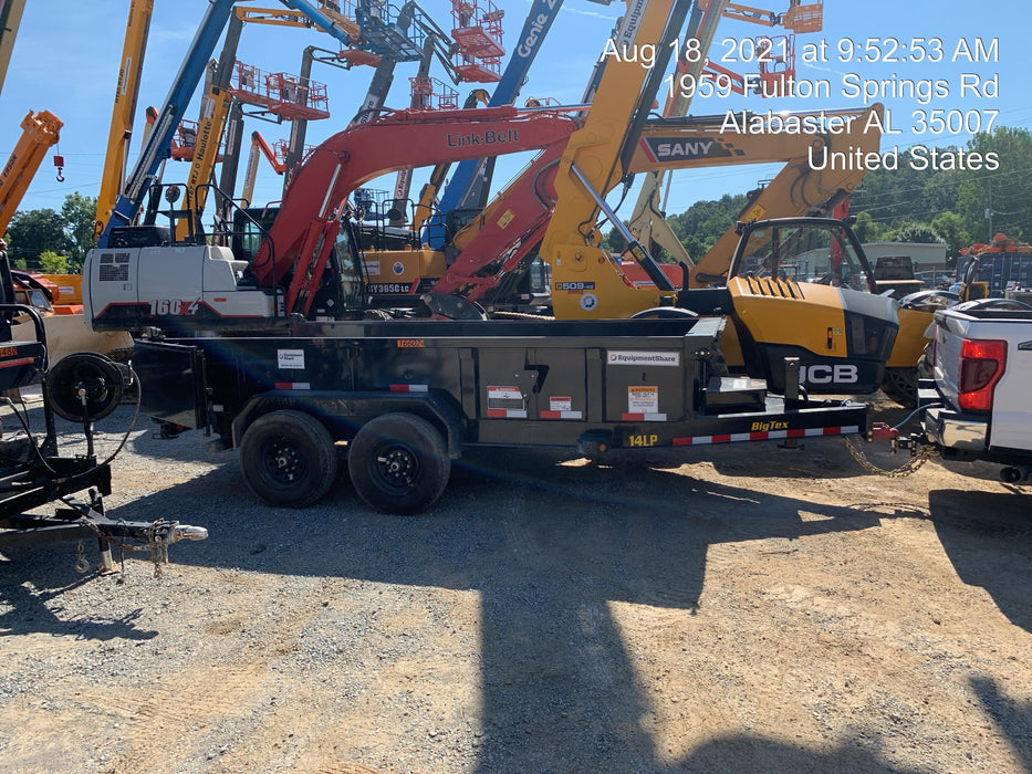 2021 BIG TEX TRAILER 14LP-14BK6SIRPD