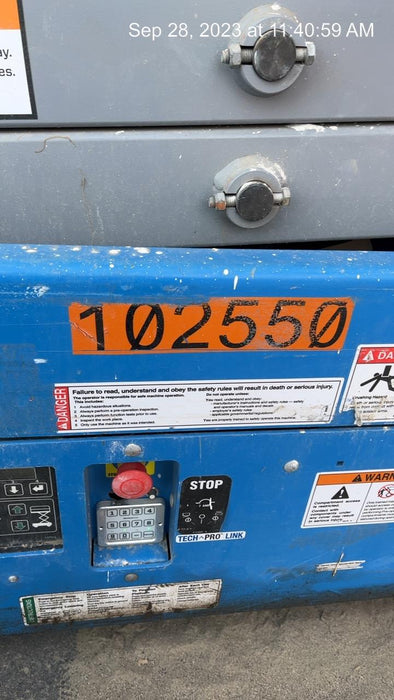 2020 Genie GS-1930 Solid Non Marking Tires, Beacon, Folding rails with half height swing gate, 800W Inverter