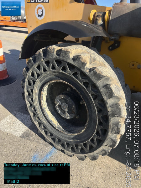 2019 JCB 510-56 Canopy, 74 HP, Solid Tires, STD Worklight, Beacon, Aux Hydraulics, Lifting Eye, Back up Alarm w/66" Carriage/60" Forks