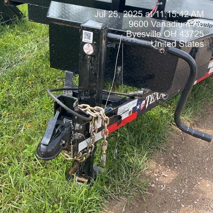 2024 TEXAS PRIDE TRAILERS 21' Lowboy Gravity Tilt Bed 14K Bumper Pull Trailer