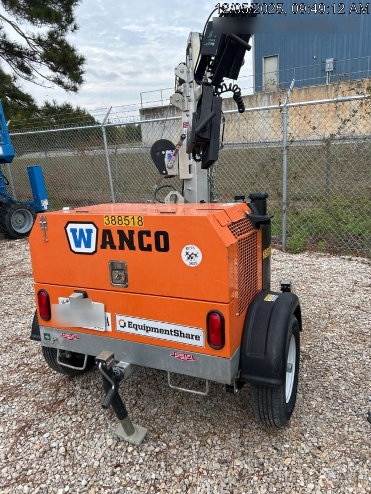 2024 Wanco WLTT-4MM4K Diesel, Deep Sea Controller, Shore Power Plug, Auto Start, (4) 350W LED Floodlights, 4kW Generator, 60 Gal Fuel Tank, 2" Ball, T3