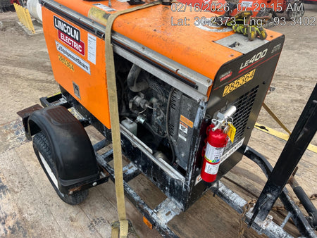 2022 Lincoln Electric LE400 Kubota V1505, Trlr, Cable Rack, Light Kit, ES Decals, T3