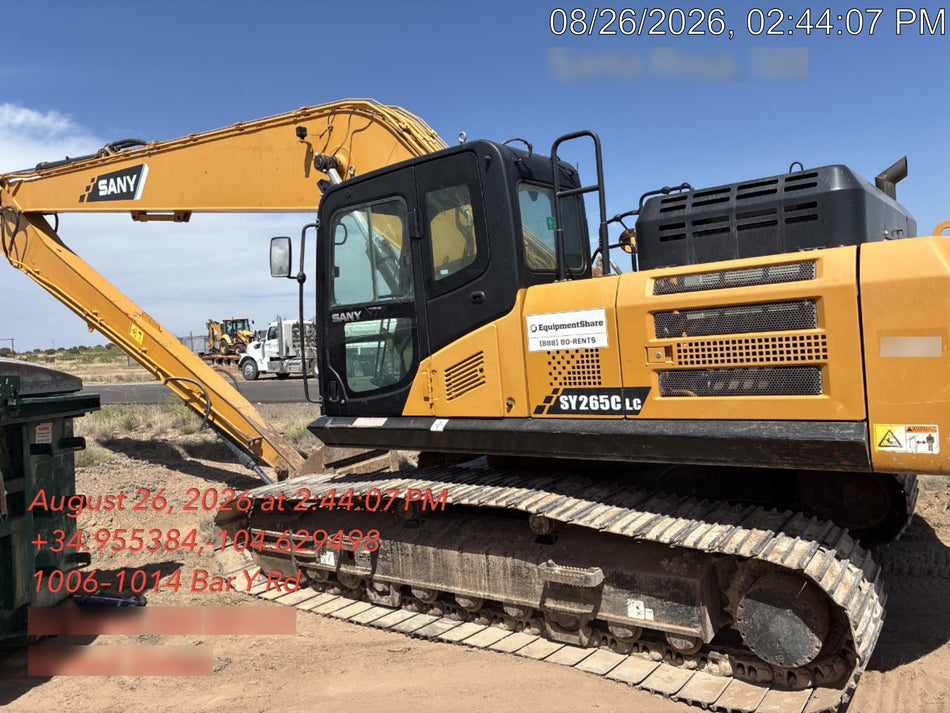 2020 SANY SY265LR