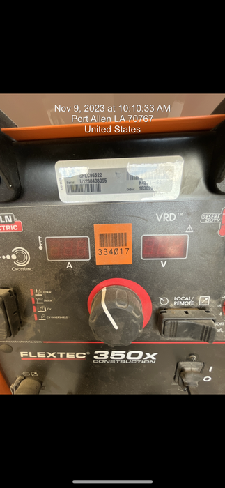 2023 LINCOLN ELECTRIC FLEXTEC 350X