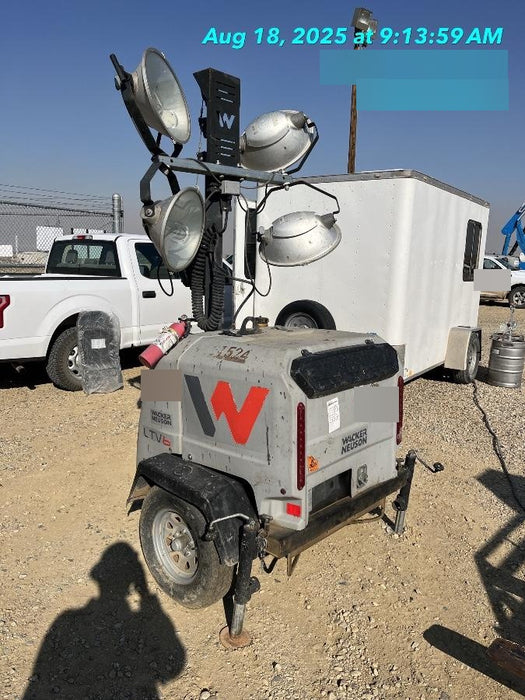 2019 Wacker Neuson LTV6L-MH Wacker Neuson LTV6L Mobile Light Tower w/Fuel Level Sensor Installed