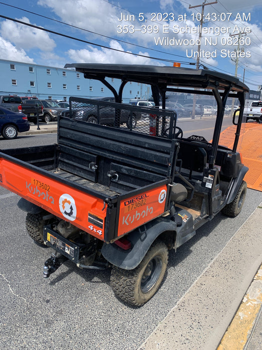 2021 Kubota RTV-X1140W-H Plastic Canopy, Windshield Acrylic Clear, LED Strobe Light, Wire Harness Kit, Back up Alarm