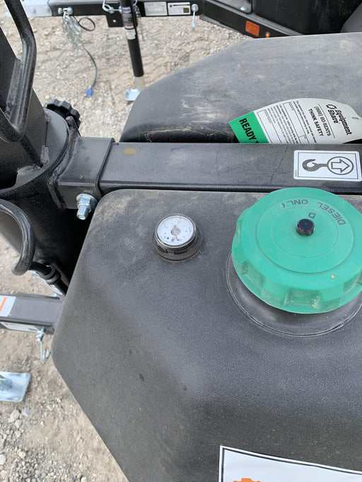 2022 Allmand NLV3GR (4) LED Light Fixture 350W, 23' Vertical Mast, 3kW Prime, Towable, ES Decals, T3