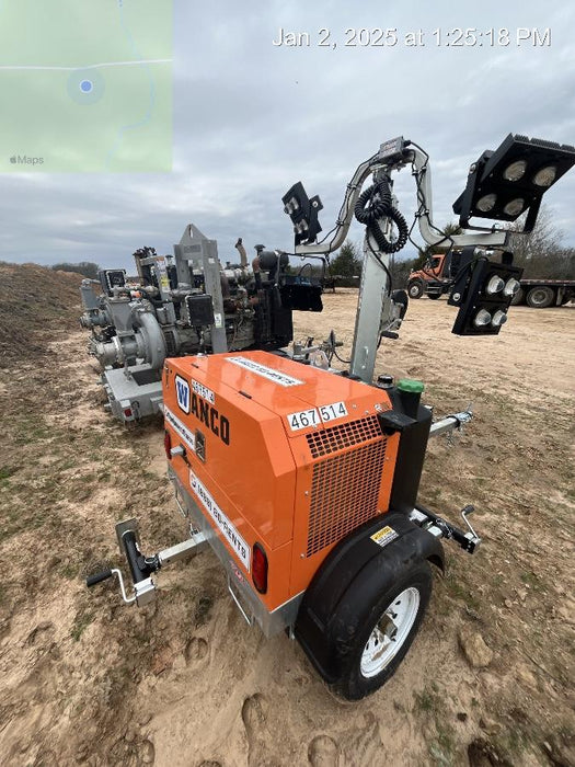 2024 Wanco WLTT-4MM4K Diesel, Deep Sea Controller, Shore Power Plug, Auto Start, (4) 350W LED Floodlights, 4kW Generator, 60 Gal Fuel Tank, 2" Ball, T3