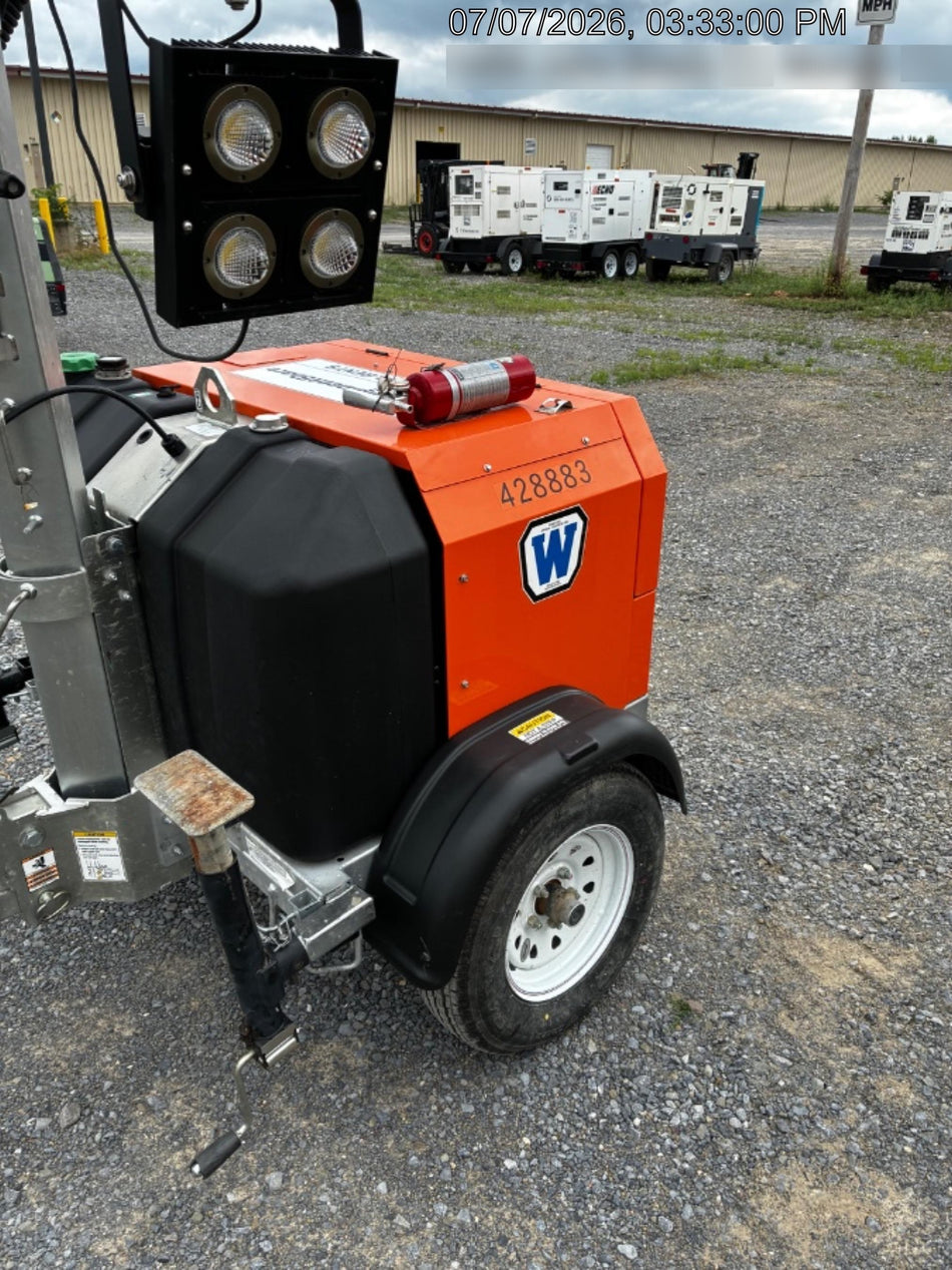 2024 Wanco WLTT-4MM4K Diesel, Deep Sea Controller, Shore Power Plug, Auto Start, (4) 350W LED Floodlights, 4kW Generator, 60 Gal Fuel Tank, 2" Ball, T3