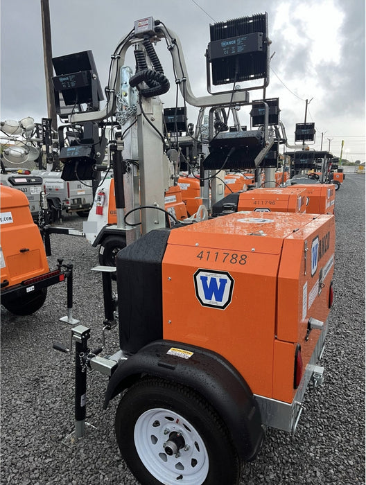 2024 Wanco WLTT-4MM4K Diesel, Deep Sea Controller, Shore Power Plug, Auto Start, (4) 350W LED Floodlights, 4kW Generator, 60 Gal Fuel Tank, 2" Ball, T3