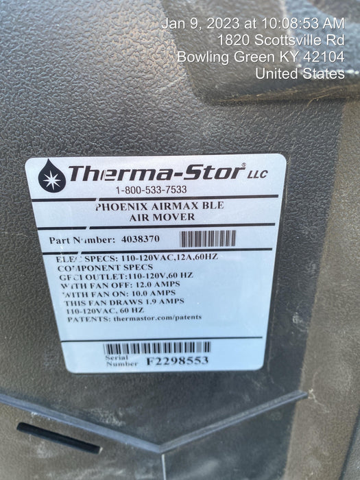 2022 PHOENIX AirMAX Radial Air Mover