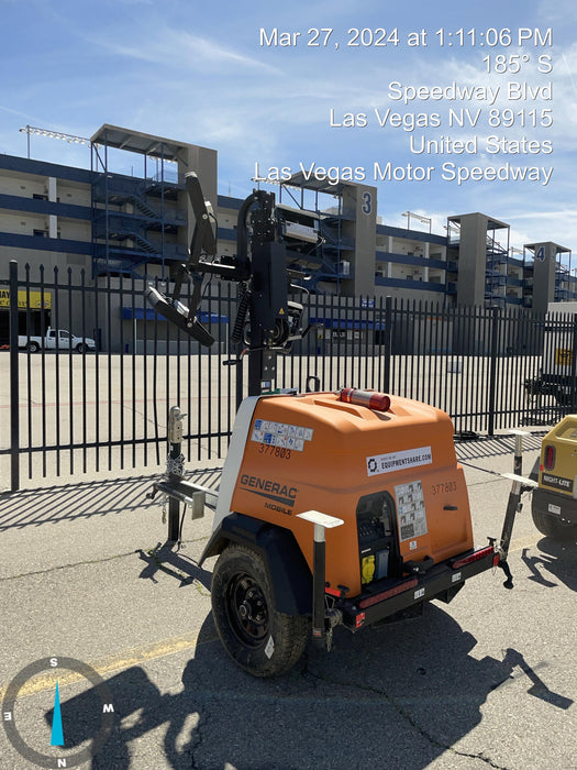 2023 Generac MLT2 Diesel, Flex Switch 120V Input, Powerzone Controller, 
(4) 320W LED Lights, 4kW Generator, 39.9 Gal Fuel Tank, 2" Ball, T3