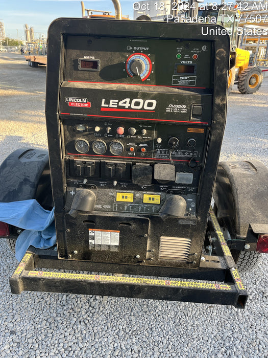 2024 Lincoln Electric LE400 Kubota V1505, Trlr, Cable Rack, Light Kit, ES Decals, T3