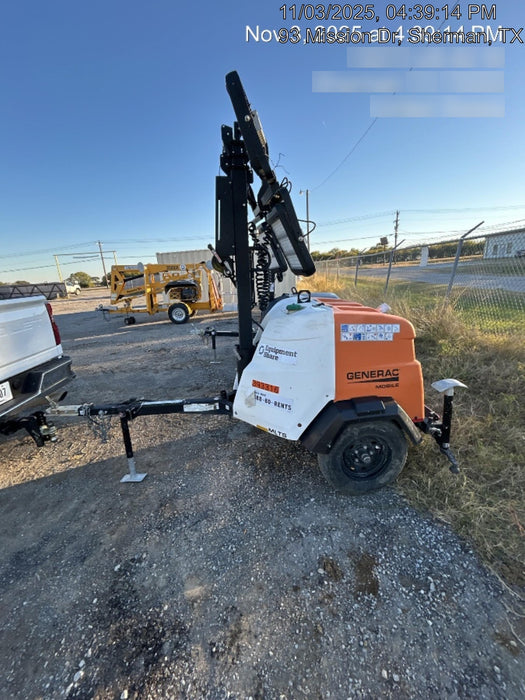 2024 Generac MLT2 Diesel, Flex Switch 120V Input, Powerzone Controller, 
(4) 320W LED Lights, 4kW Generator, 39.9 Gal Fuel Tank, 2" Ball, T3