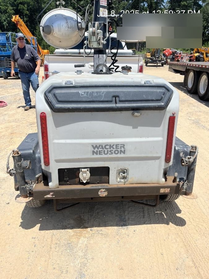 2019 Wacker Neuson LTV6L-MH Wacker Neuson LTV6L Mobile Light Tower w/Fuel Level Sensor Installed