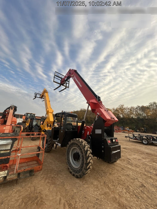 2019 Manitou MTA10055 Canopy, 120 HP, Solid Tires, Work Lights, Lift Hook, Auxiliary Hydraulics 66" Carriage and 60" Forks