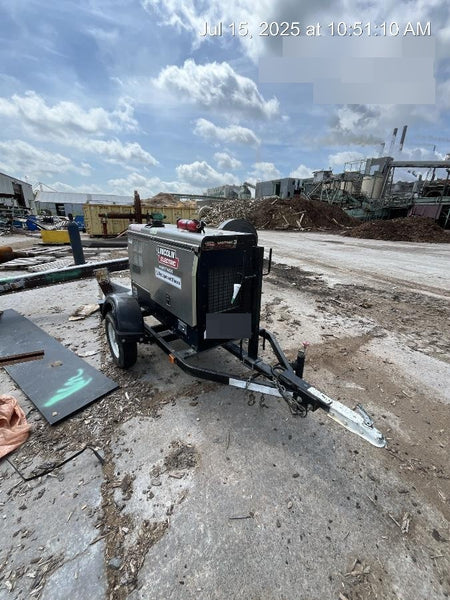 2019 Lincoln Electric Vantage 322 Ready-Pak 3, Two Wheel Trailer, Fender and Light Kit, Cable Rack