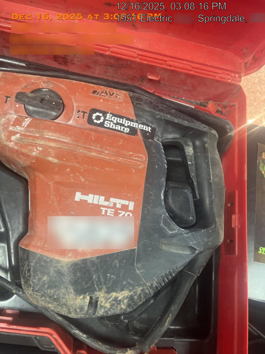 2019 HILTI TE 70-AVR