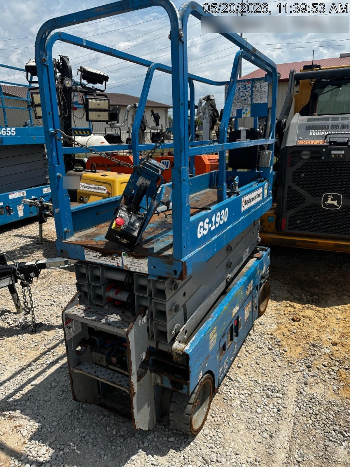 2019 Genie GS-1930 Fixed rails with chain Entry