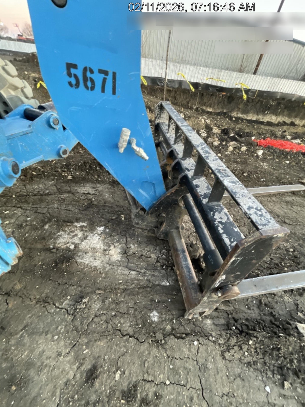 2017 Genie GTH-1056 Genie GTH1056, Solid Tires, 60" carriage, Open ROPS