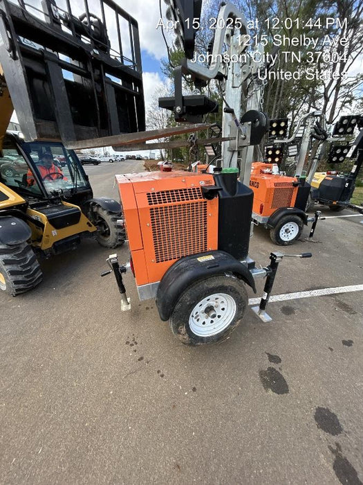 2025 Wanco WLTT-4MM4K Diesel, Mitsubishi L2E, 9.0HP @1800 rpm, Deep Sea Controller, Shore Power Plug, Auto Start, (4) 350W LED Floodlights, 4kW Generator, 60 Gal Fuel Tank, 2" Ball, T3