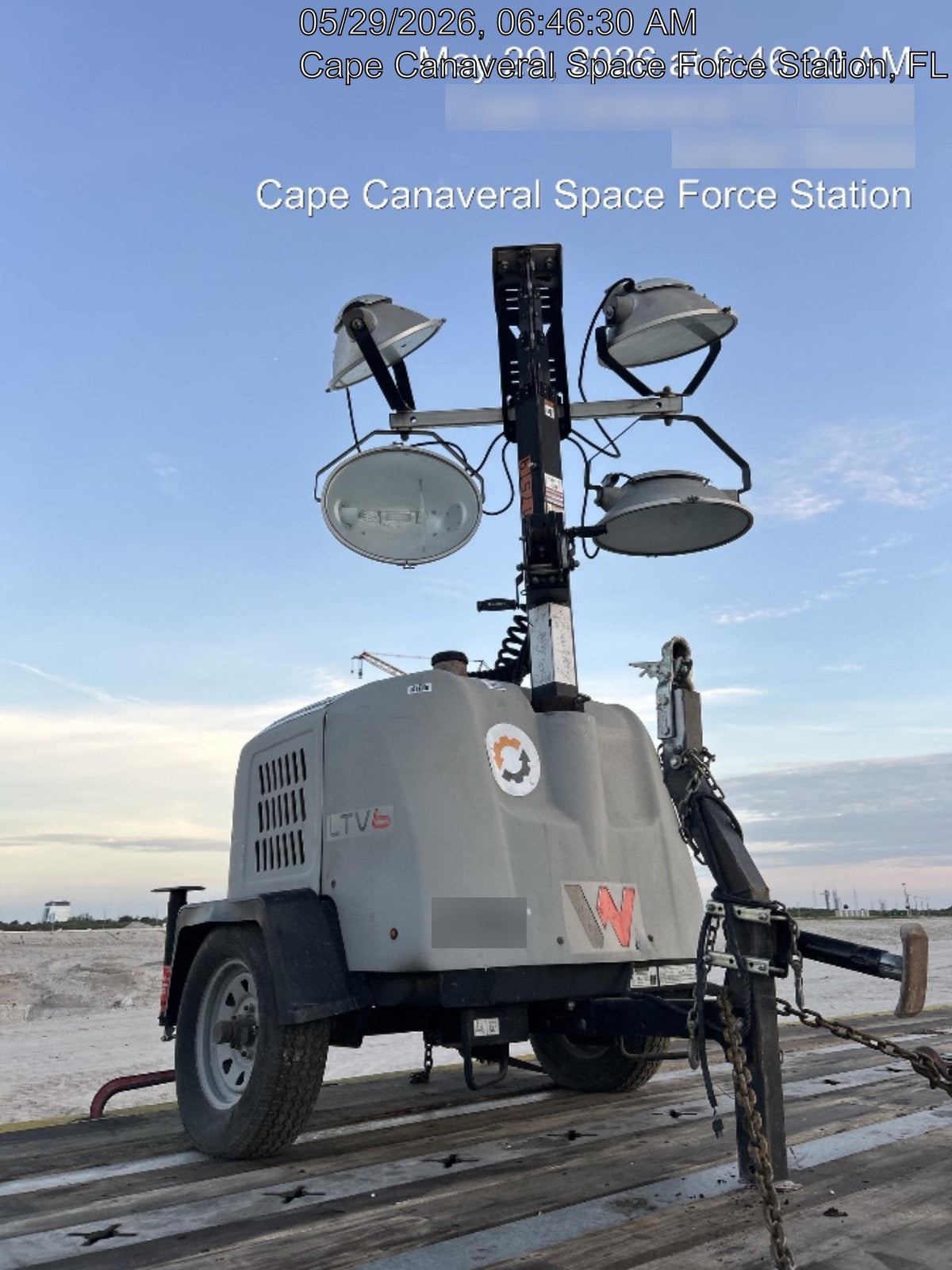 2018 Wacker Neuson LTV6K-MH Wacker Neuson LTV6K Mobile Light Tower w/Fuel Level Sensor Installed