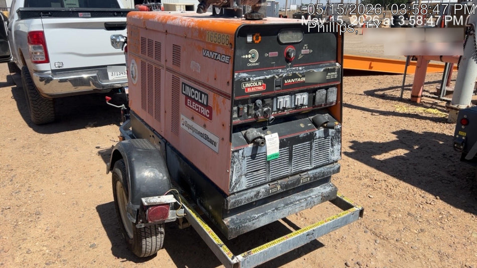 2021 Lincoln Electric Vantage 549X Ready Pak 3, ORANGE (includes trailer, cable rack, fender light kit)