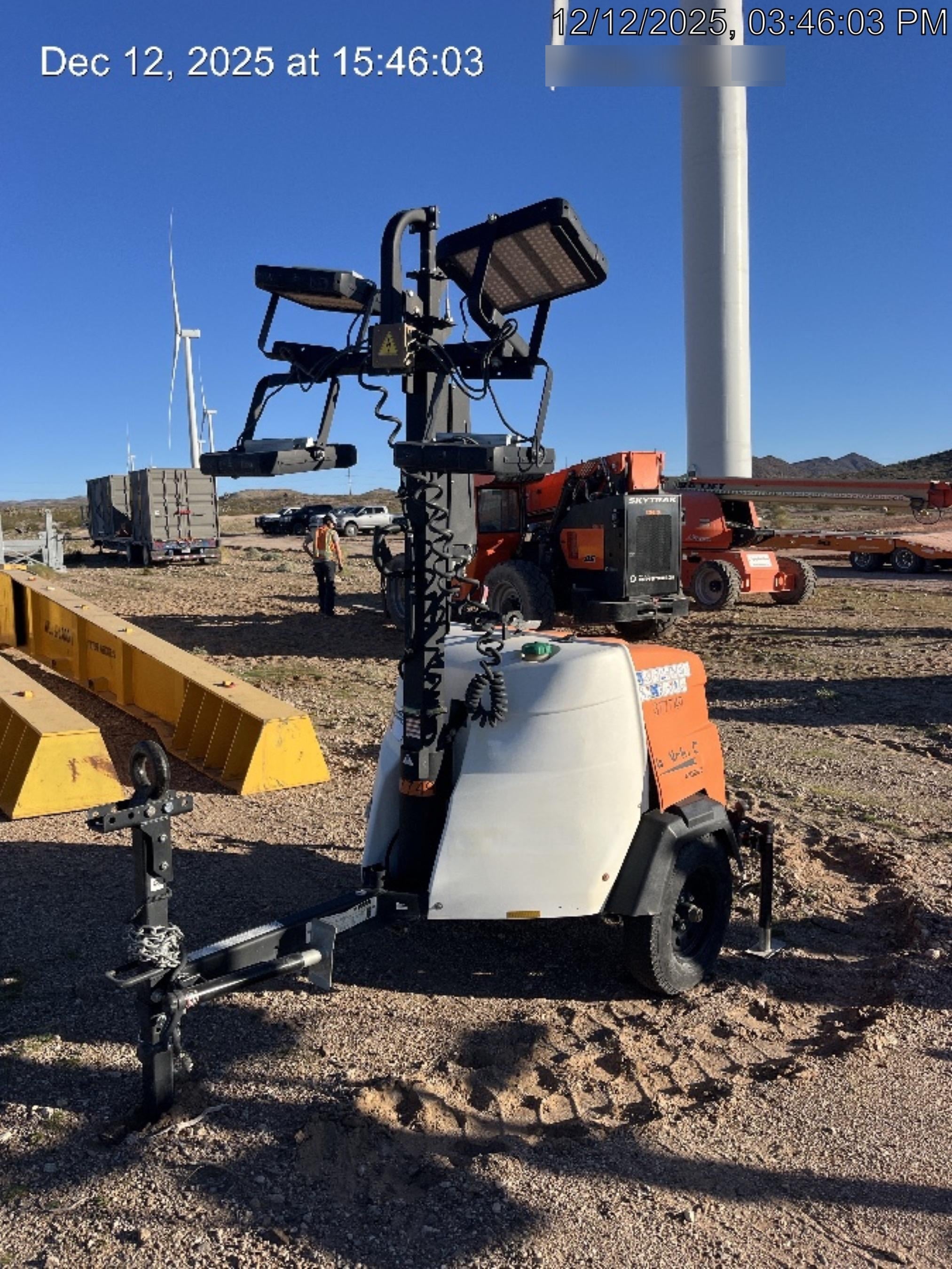 2023 Generac MLT2 Diesel, Flex Switch 120V Input, Powerzone Controller, 
(4) 320W LED Lights, 4kW Generator, 39.9 Gal Fuel Tank, 2" Ball, T3