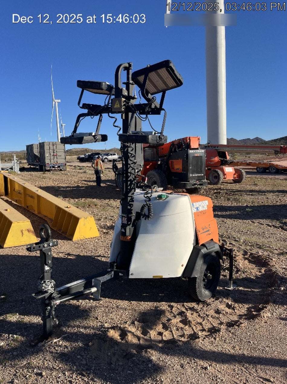 2023 Generac MLT2 Diesel, Flex Switch 120V Input, Powerzone Controller, 
(4) 320W LED Lights, 4kW Generator, 39.9 Gal Fuel Tank, 2" Ball, T3
