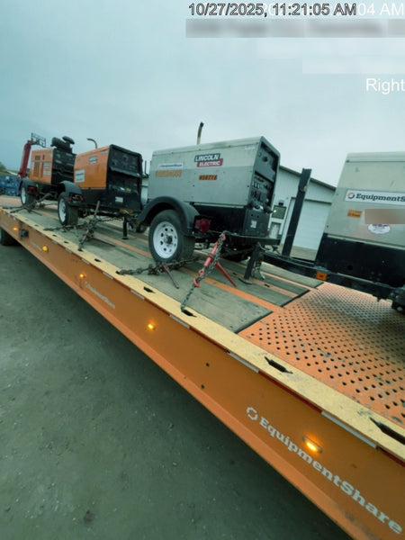 2019 Lincoln Electric Vantage 322 Ready-Pak 3, Two Wheel Trailer, Fender and Light Kit, Cable Rack