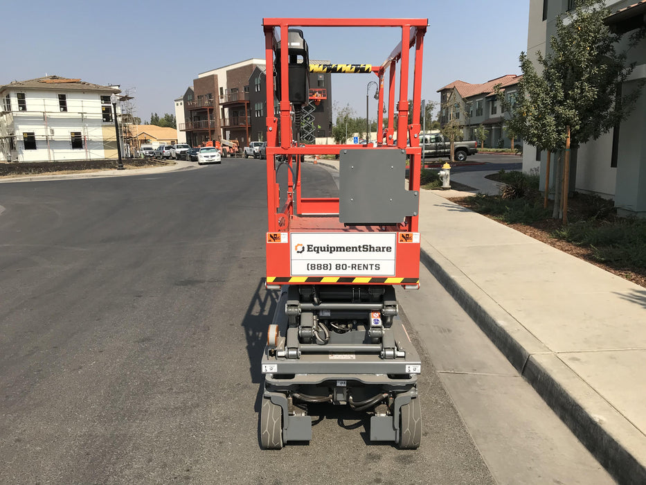 2020 Skyjack SJIII-3219 Solid NM Tires, Half height spring hinged entry gate, Dual Beacons, 800W Inverter