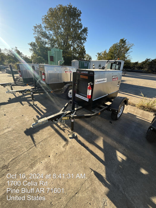 2024 Lincoln Electric LE400 Kubota V1505, Trlr, Cable Rack, Light Kit, ES Decals, T3