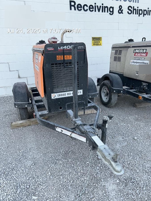 2024 Lincoln Electric LE400 Kubota V1505, Trlr, Cable Rack, Light Kit, ES Decals, T3