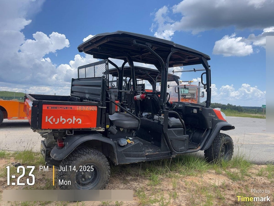 2021 Kubota RTV-X1140W-H Plastic Canopy, Windshield Acrylic Clear, LED Strobe Light, Wire Harness Kit, Back up Alarm