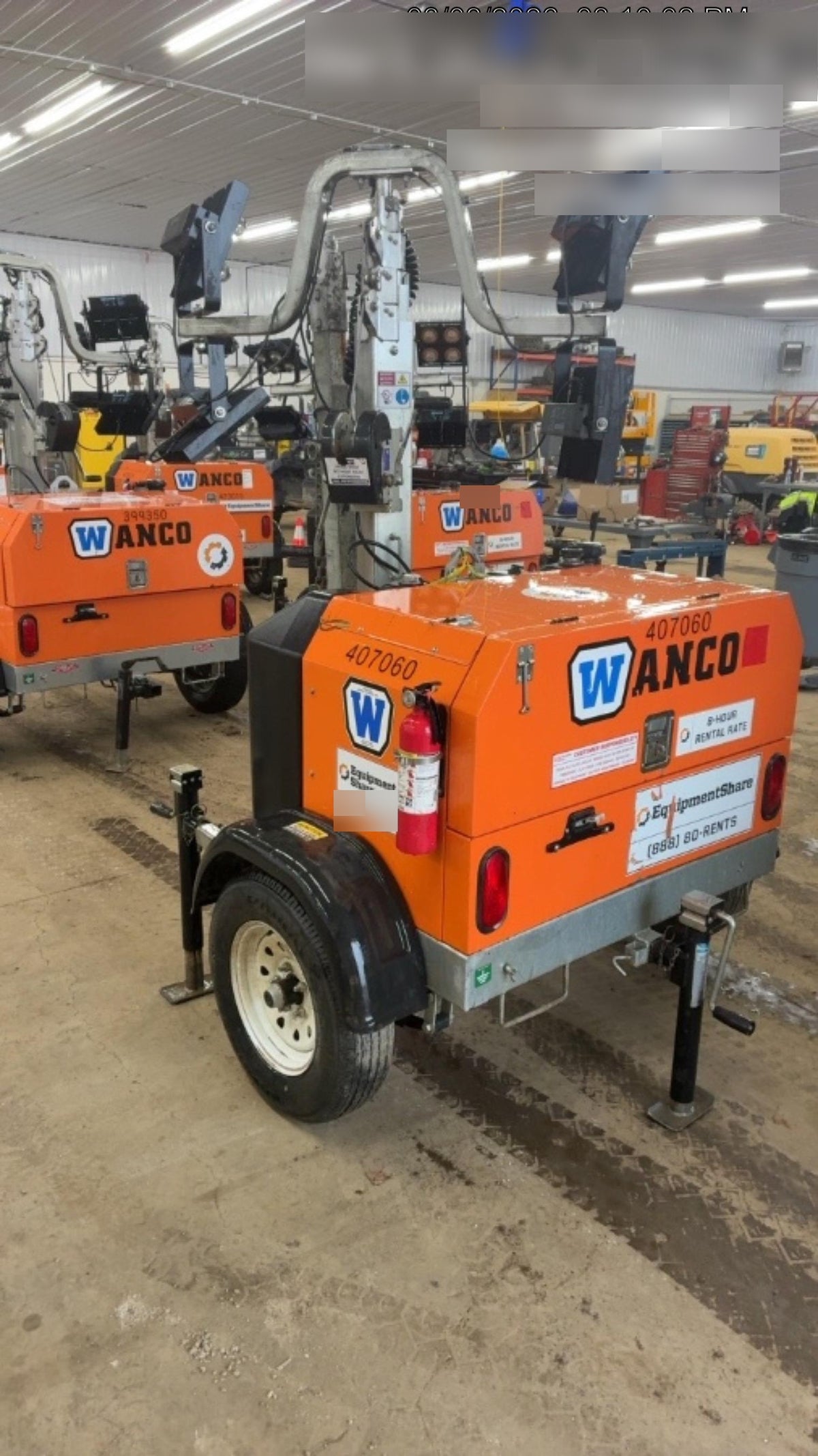 2024 Wanco WLTT-4MM4K Diesel, Deep Sea Controller, Shore Power Plug, Auto Start, (4) 350W LED Floodlights, 4kW Generator, 60 Gal Fuel Tank, 2" Ball, T3