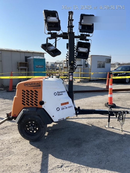 2023 Generac MLT2 Diesel, Flex Switch 120V Input, Powerzone Controller, (4) 320W LED Lights, 4kW Generator, 39.9 Gal Fuel Tank, 2" Ball, T3