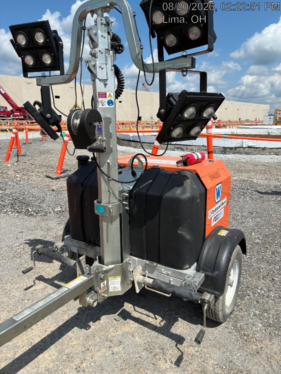 2024 Wanco WLTT-4MM4K Diesel, Deep Sea Controller, Shore Power Plug, Auto Start, (4) 350W LED Floodlights, 4kW Generator, 60 Gal Fuel Tank, 2" Ball, T3