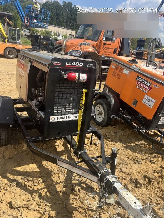 2024 Lincoln Electric LE400 Kubota V1505, Trlr, Cable Rack, Light Kit, ES Decals, T3