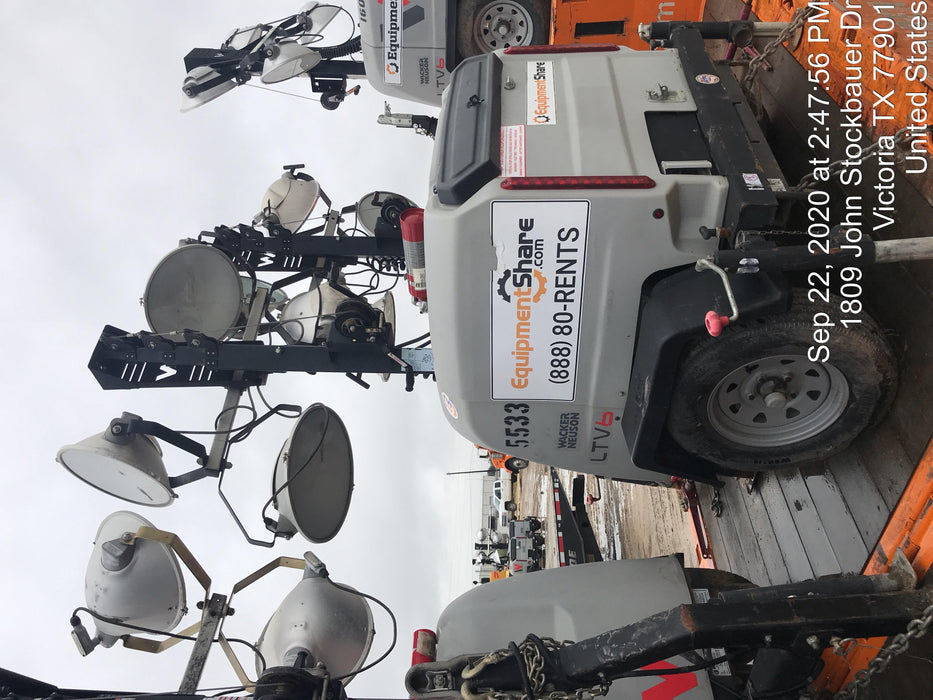 2017 Wacker Neuson LTV6L-MH Wacker Neuson 6 kW Towable Light Generator