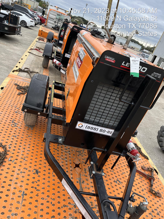 2022 Lincoln Electric LE400 Kubota V1505, Trlr, Cable Rack, Light Kit, ES Decals, T3