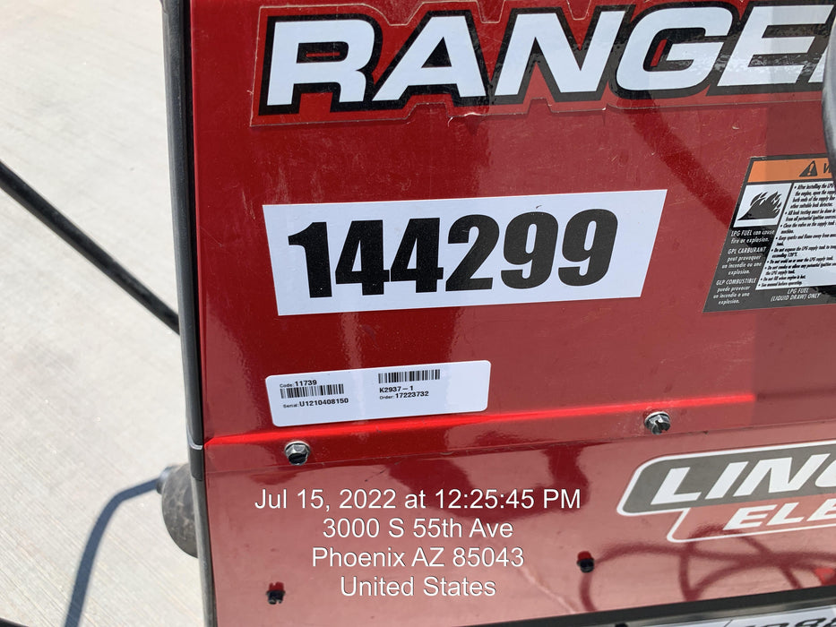 2021 Lincoln Electric K2937-1 RANGER 305 LPG ONE-PAK