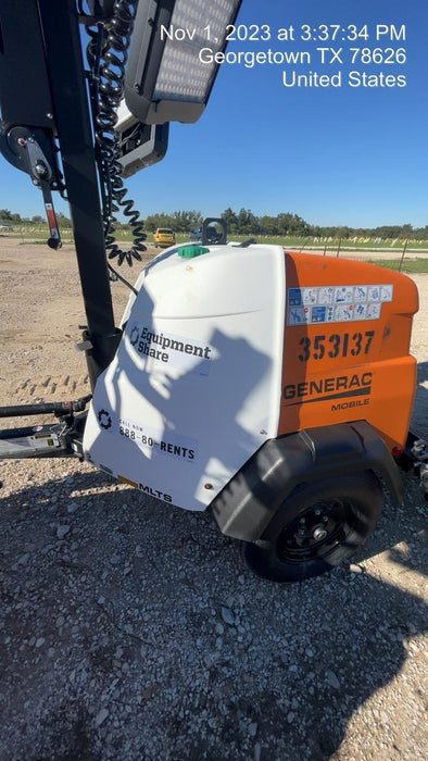 2023 Generac MLT2 Diesel, Flex Switch 120V Input, Powerzone Controller, (4) 320W LED Lights, 4kW Generator, 39.9 Gal Fuel Tank, 2" Ball, T3